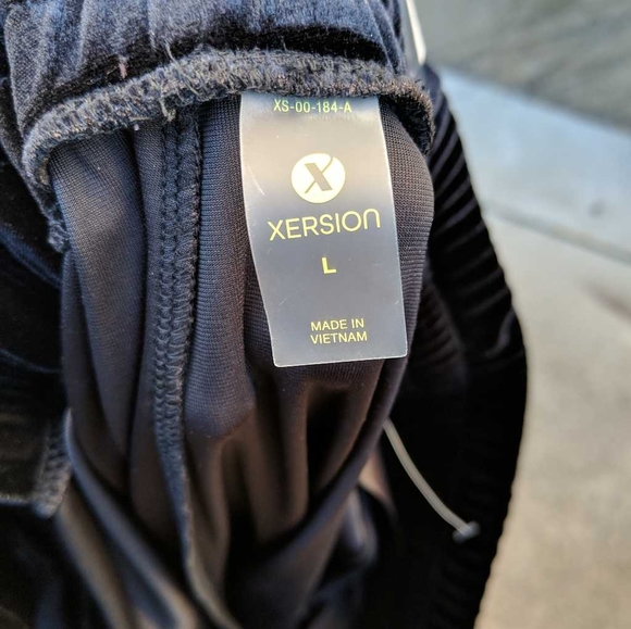 Xersion Womens Velvet Track Jogger Pants Large - Picture 4 of 6